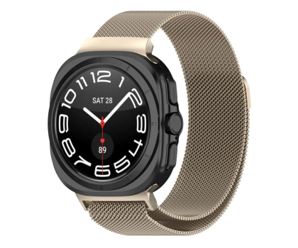 Pasek i akcesoria do zegarków Tech-Protect Milaneseband do Galaxy Watch Ultra (47 mm) Starlight